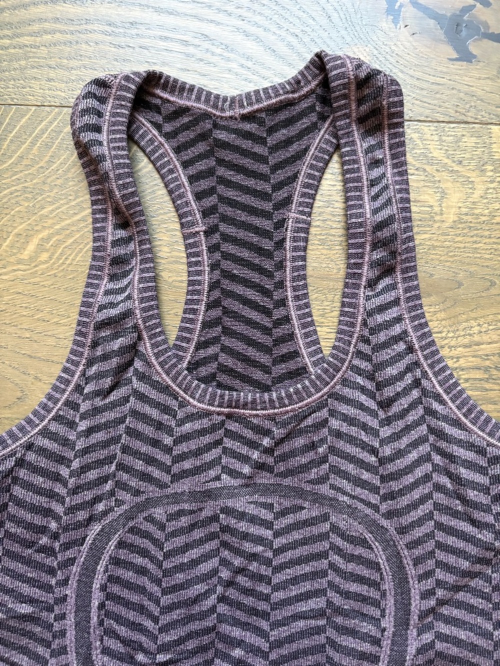Lululemon Swiftly Tech Racerback In Heathered Black Cherry Size 2 - Picture 12 of 12